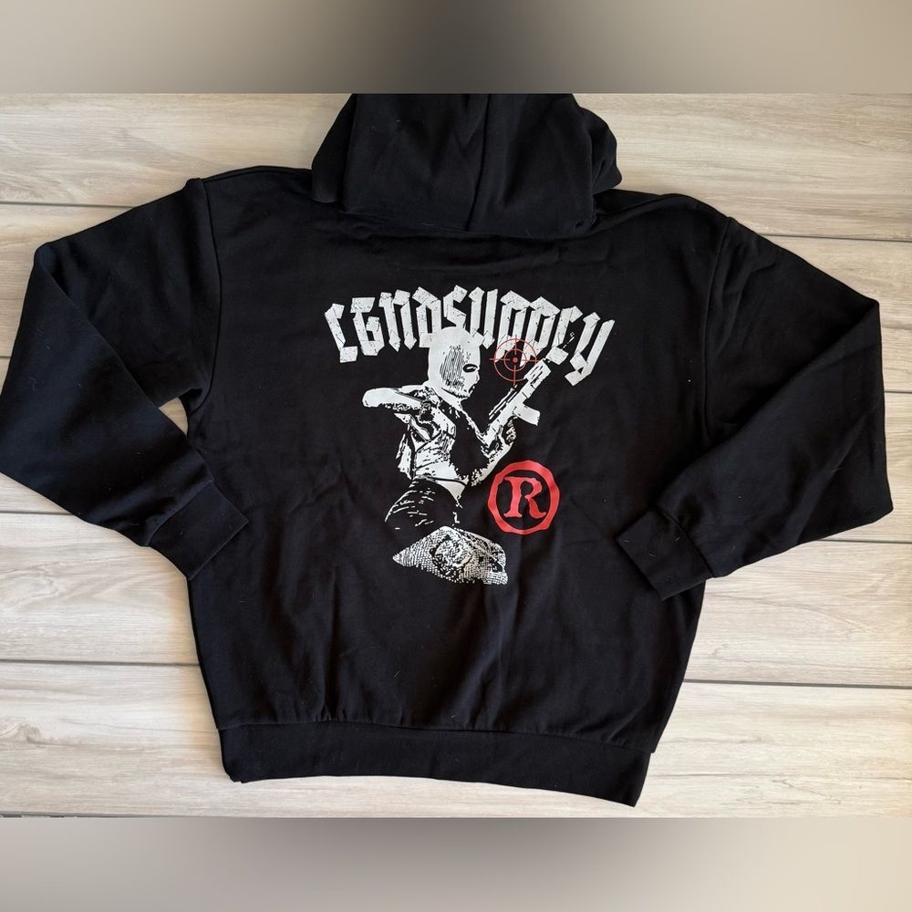 LGND Supply Co Rated R Hoodie Black Large NWT